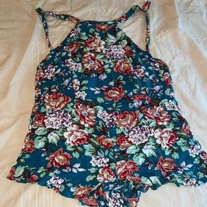 Illa Illa Floral Romper Jumpsuit